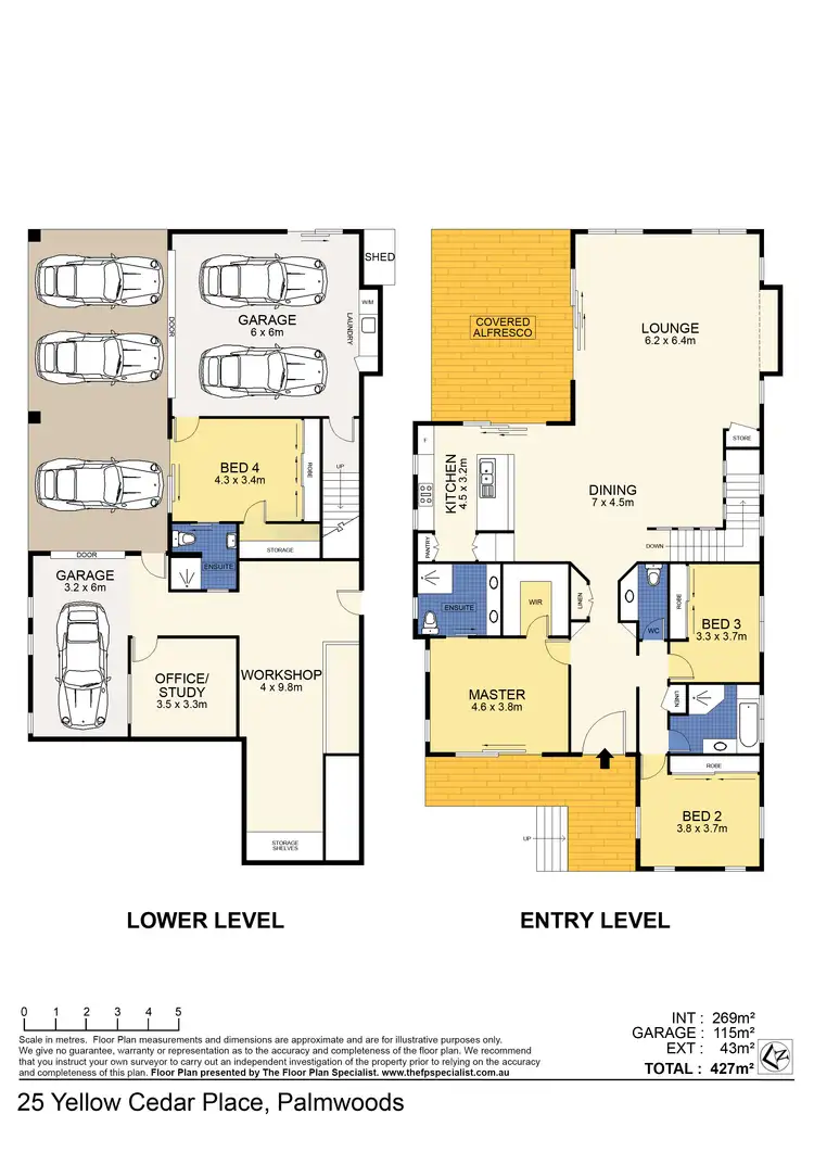 Floorplan of Homely house listing, 25 Yellow Cedar Place, Palmwoods QLD 4555