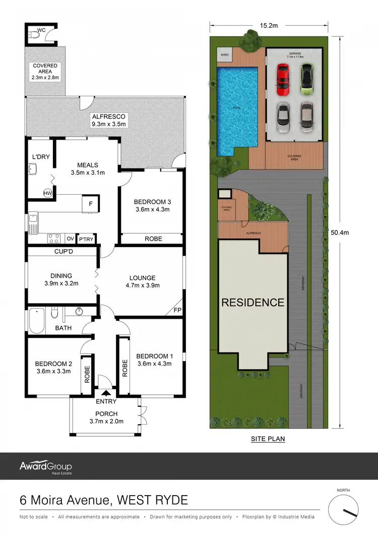 Floorplan of Homely house listing, 6 Moira Avenue, West Ryde NSW 2114