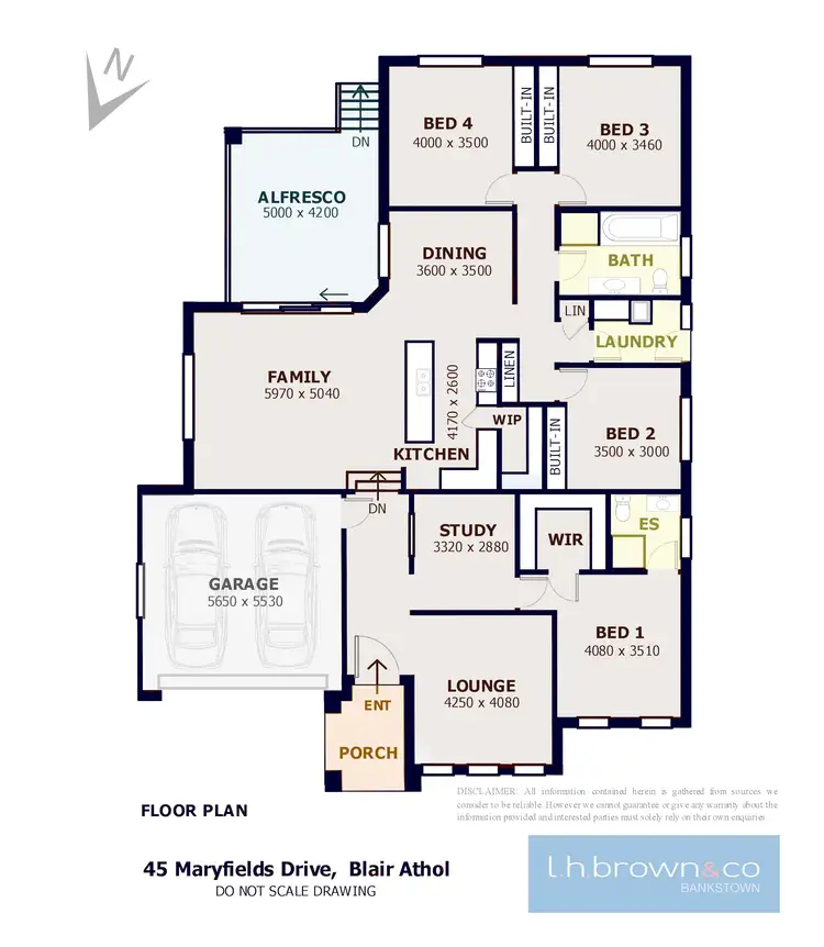 Floorplan of Homely house listing, 45 Maryfields Dr, Blair Athol NSW 2560