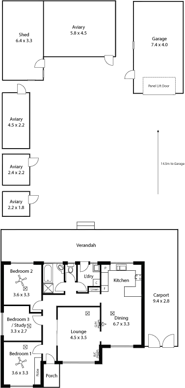 Floorplan of Homely house listing, 19 Pope Crescent, Hope Valley SA 5090