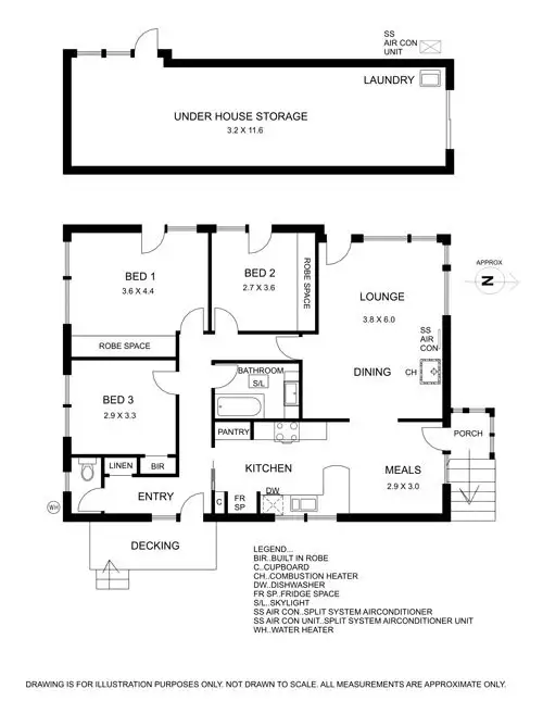 Floorplan of Homely house listing, 6 Oakley Court, Gisborne VIC 3437