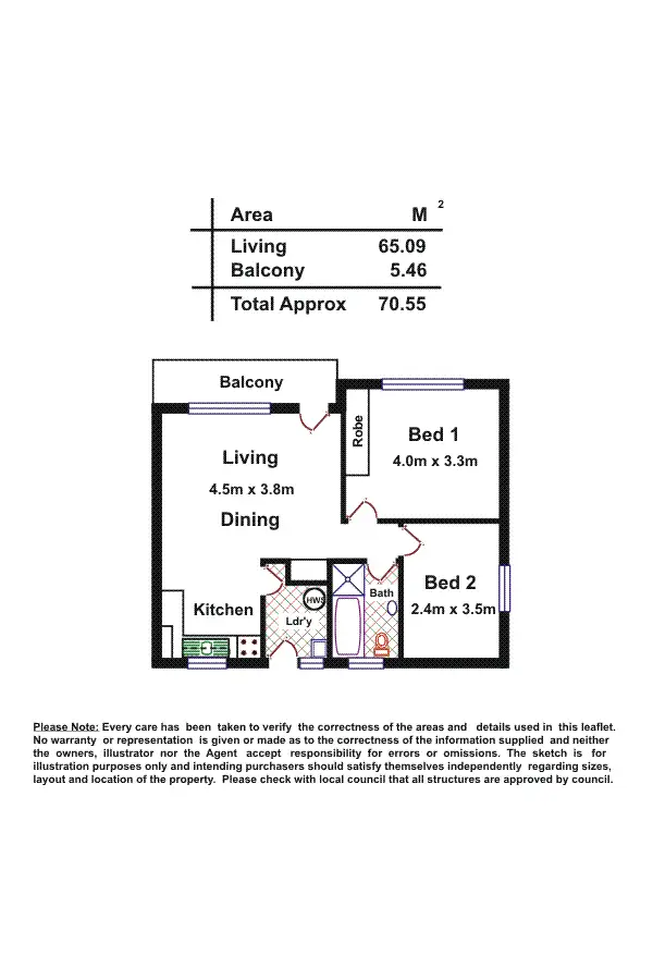 Floorplan of Homely unit listing, 4/20 Brussels Street, Broadview SA 5083