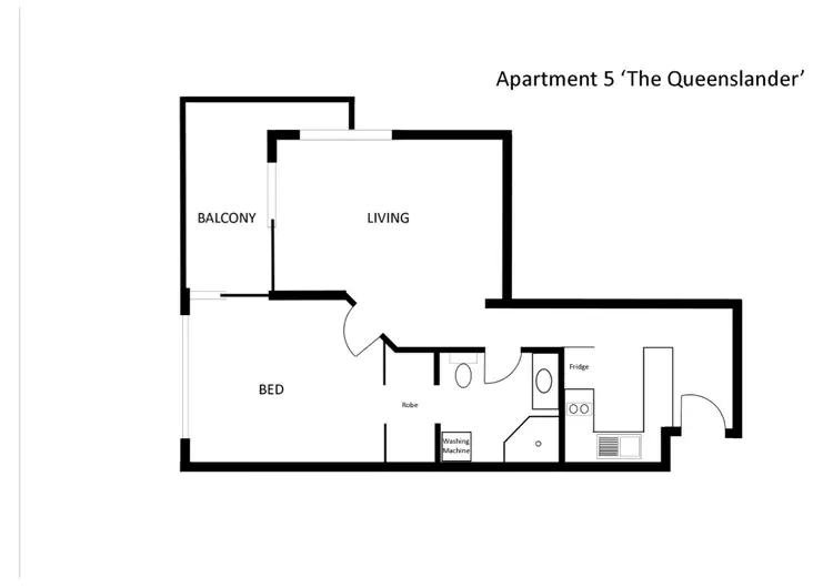 Floorplan of Homely unit listing, 5/10 Mudlo Street 'The Queenslander', Port Douglas QLD 4877