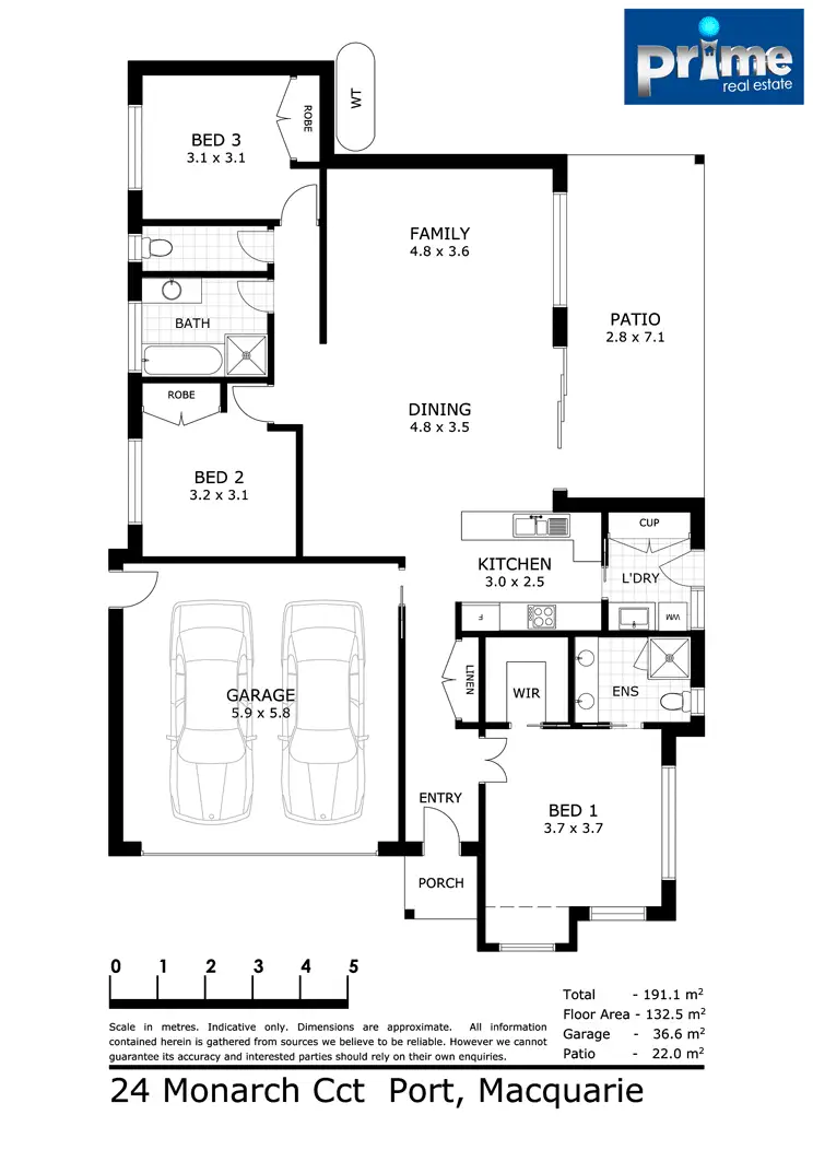 Floorplan of Homely house listing, 24 Monarch Circuit, Port Macquarie NSW 2444