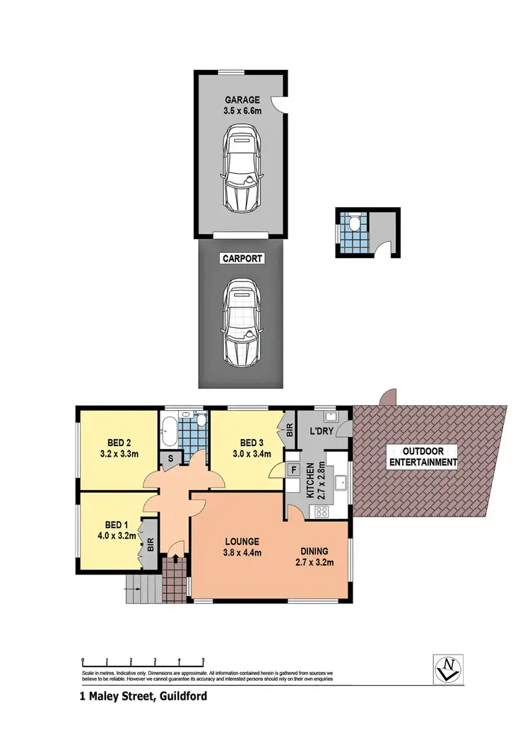 Floorplan of Homely house listing, 1 Maley Street, Guildford NSW 2161