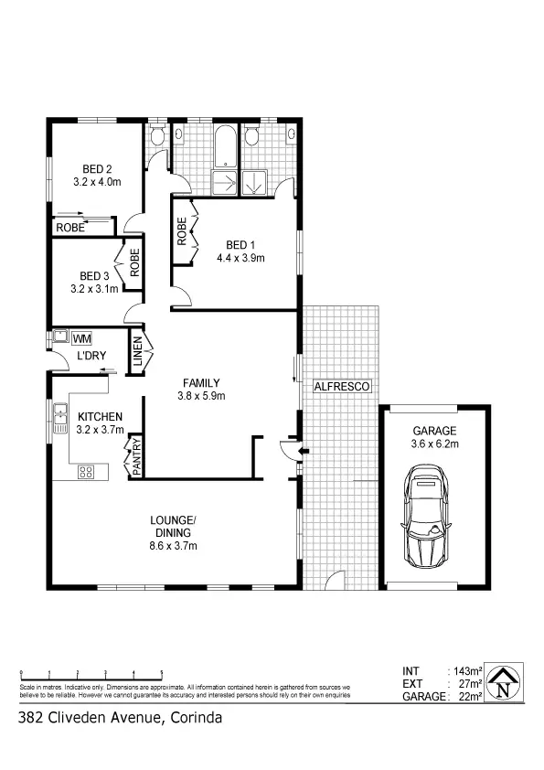 Floorplan of Homely house listing, 382 Cliveden Avenue, Corinda QLD 4075