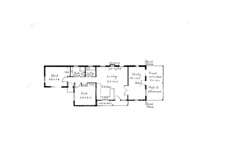 Floorplan of Homely house listing, 88 High Street, Wedderburn VIC 3518
