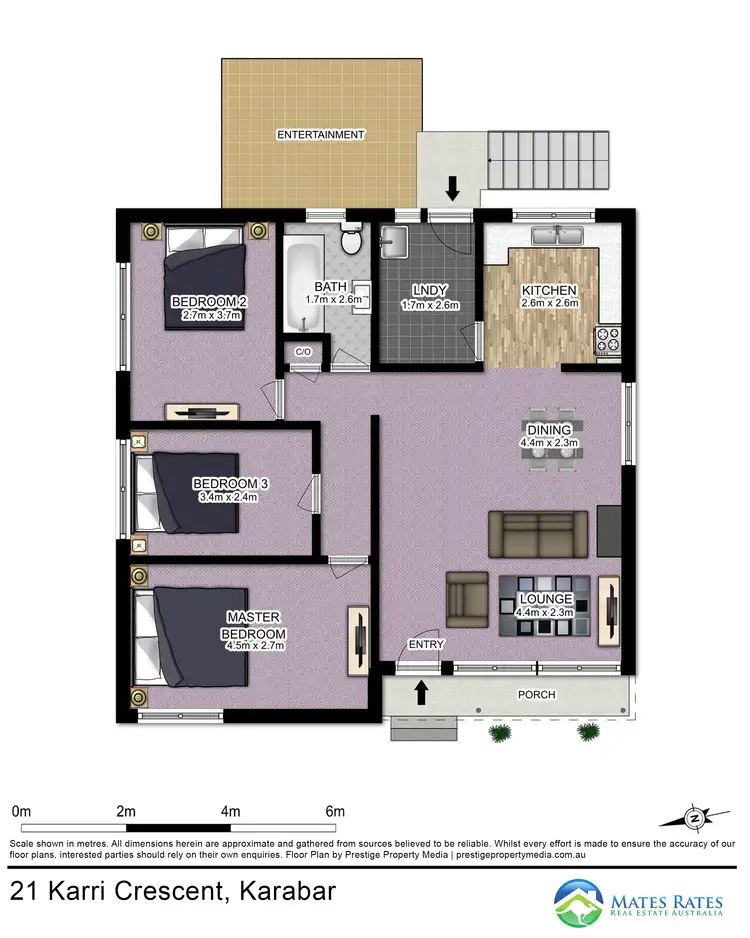 Floorplan of Homely house listing, 21 Karri Crescent, Queanbeyan NSW 2620
