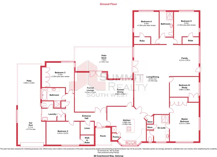 Floorplan of Homely house listing, 28 Coachwood Way, Gelorup WA 6230