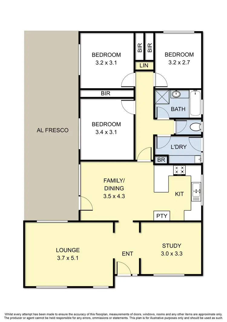 Floorplan of Homely house listing, 39 Centenary Street, Seaford VIC 3198