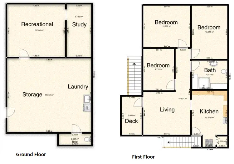 Floorplan of Homely house listing, 14 Dawn Street, Rocklea QLD 4106