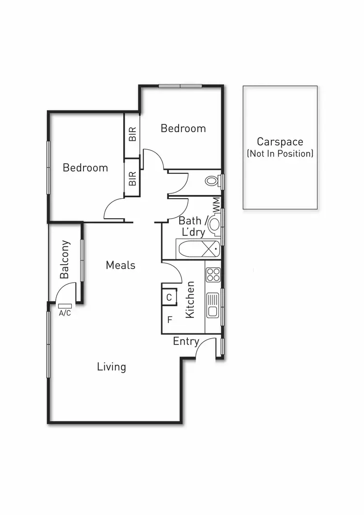 Floorplan of Homely apartment listing, 12/21 Camden Road, Hughesdale VIC 3166