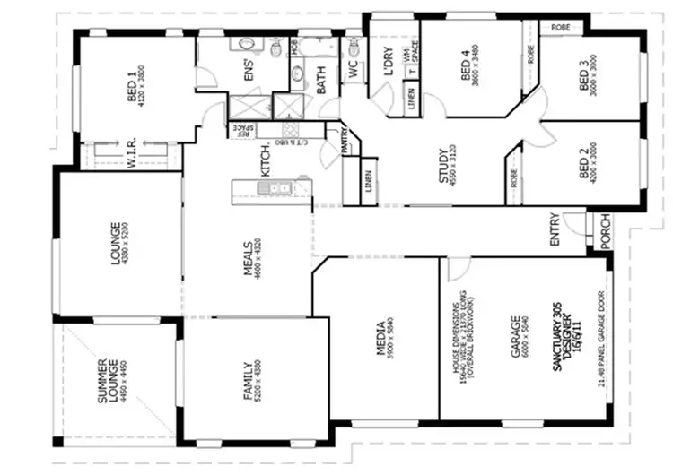 Floorplan of Homely house listing, 2 Coorabelle Crescent, Ormeau QLD 4208