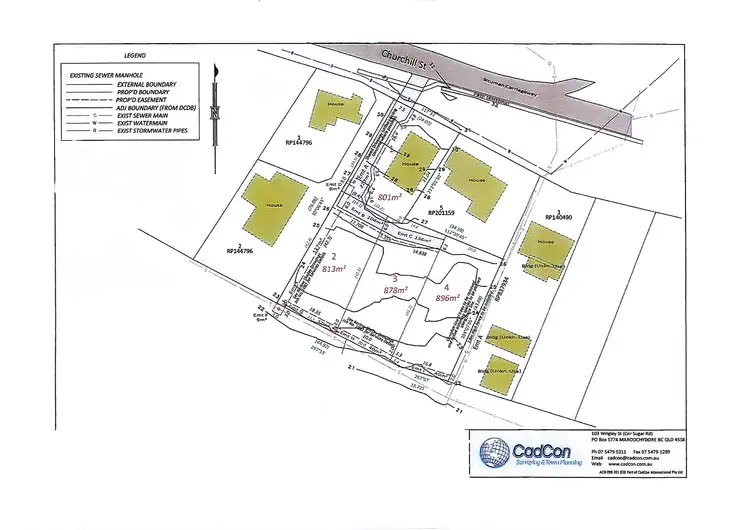 Floorplan of Homely land listing, PL2, 3, 4 23 Churchill Street, Palmwoods QLD 4555
