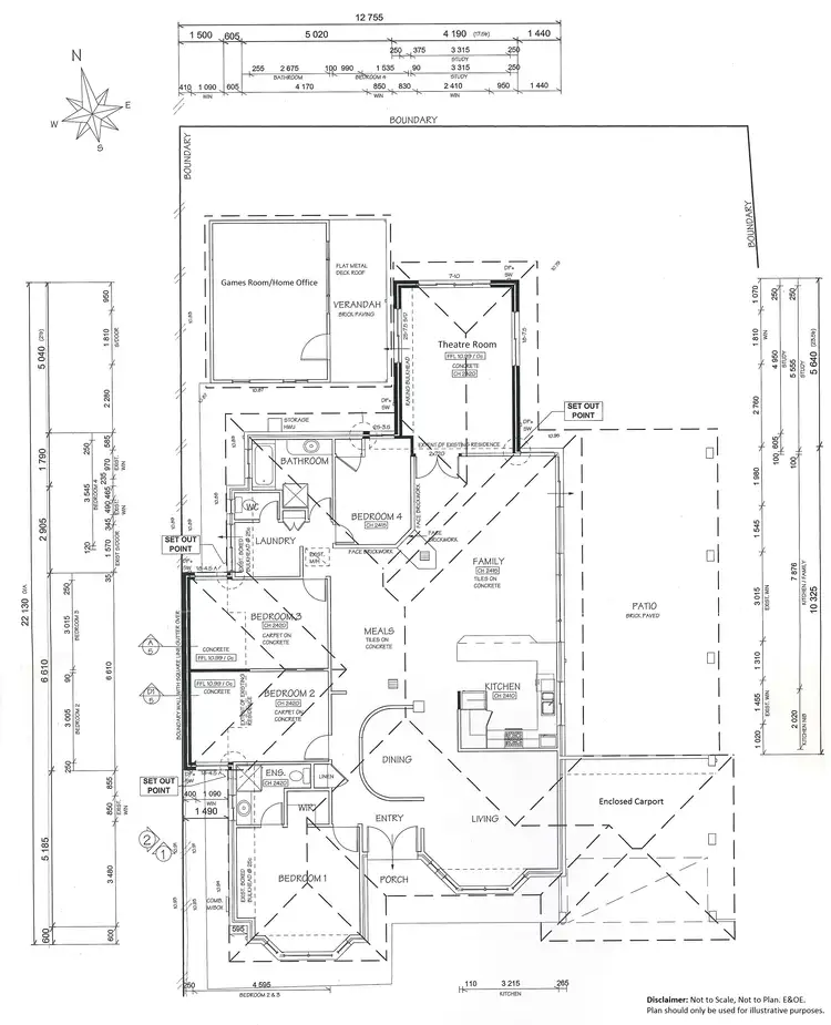 Floorplan of Homely house listing, 71 Casserly Drive, Leeming WA 6149