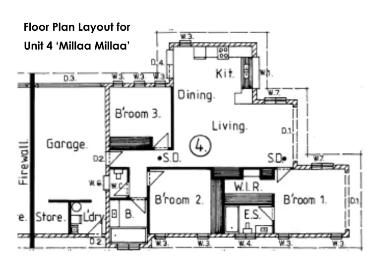 Floorplan of Homely unit listing, 4/352-354 'Millaa Millaa' Port Douglas Rd, Port Douglas QLD 4877
