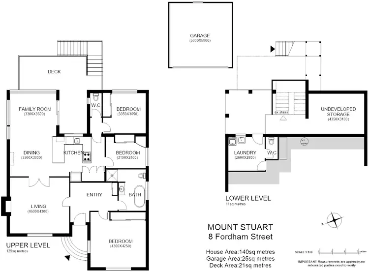 Floorplan of Homely house listing, 8 Fordham St, Mount Stuart TAS 7000