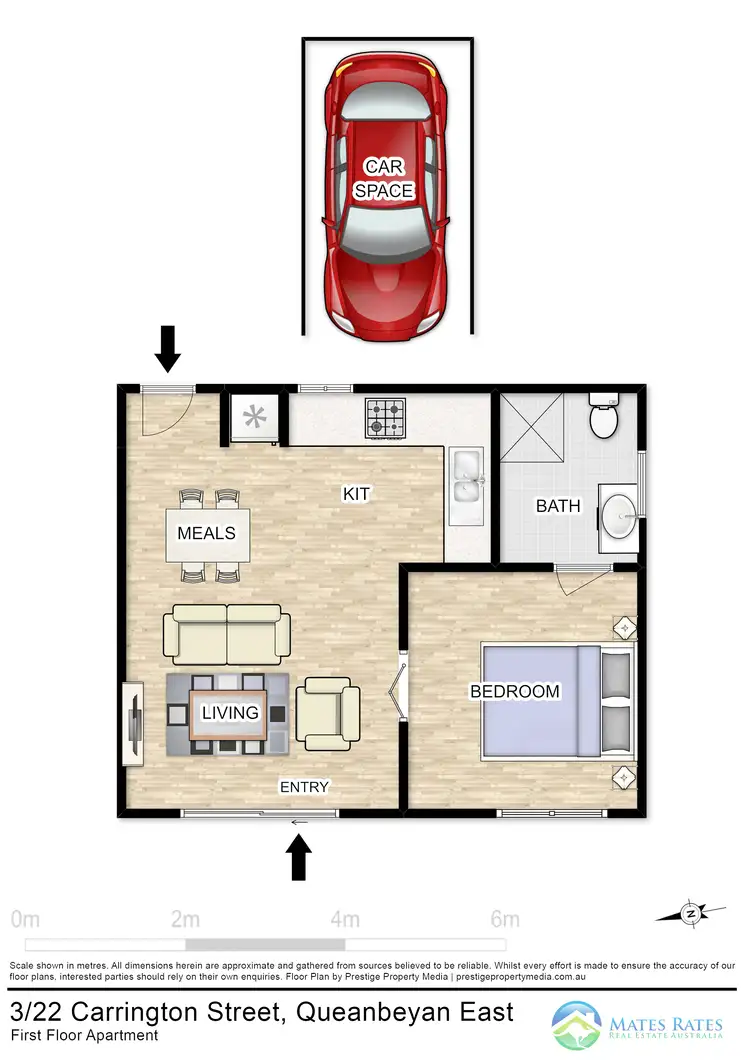 Floorplan of Homely unit listing, 3/22 Carrington St, Queanbeyan East NSW 2620
