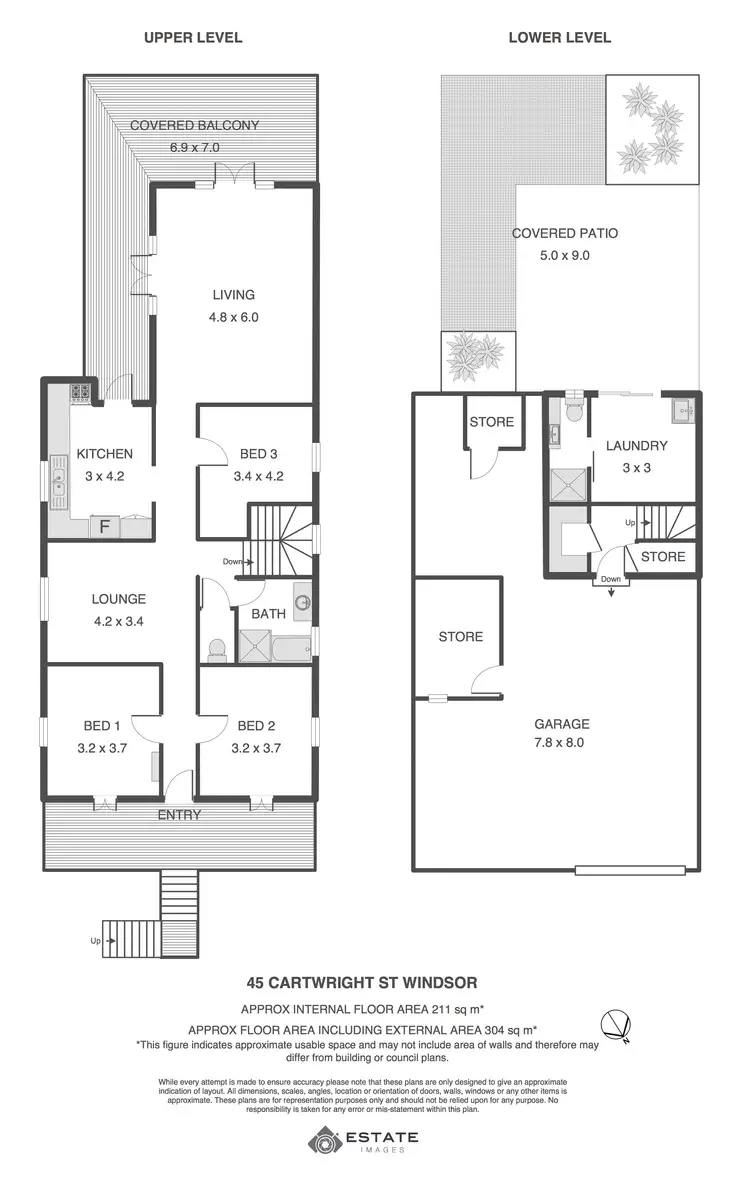 Floorplan of Homely house listing, 45 Cartwright Street, Windsor QLD 4030