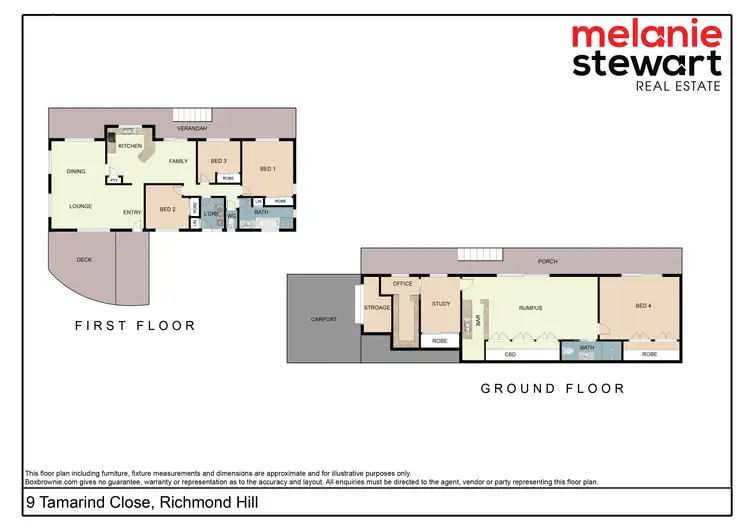 Floorplan of Homely house listing, 9 Tamarind Close, Richmond Hill NSW 2480