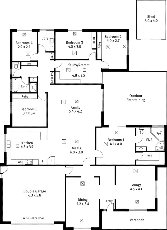 Floorplan of Homely house listing, 16 Breakwater Court, Gulfview Heights SA 5096