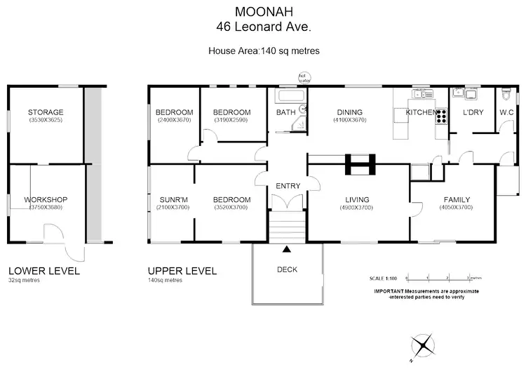 Floorplan of Homely house listing, 46 Leonard Ave, Moonah TAS 7009