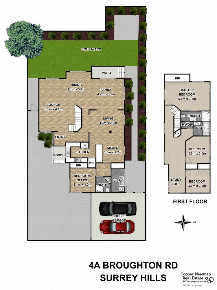 Floorplan of Homely house listing, 4A Broughton Road, Surrey Hills VIC 3127