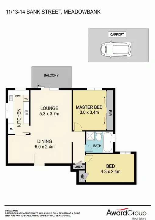 Floorplan of Homely unit listing, 11/13-14 Bank Street, Meadowbank NSW 2114