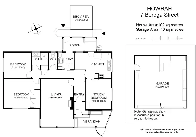 Floorplan of Homely house listing, 7 Berega St, Howrah TAS 7018