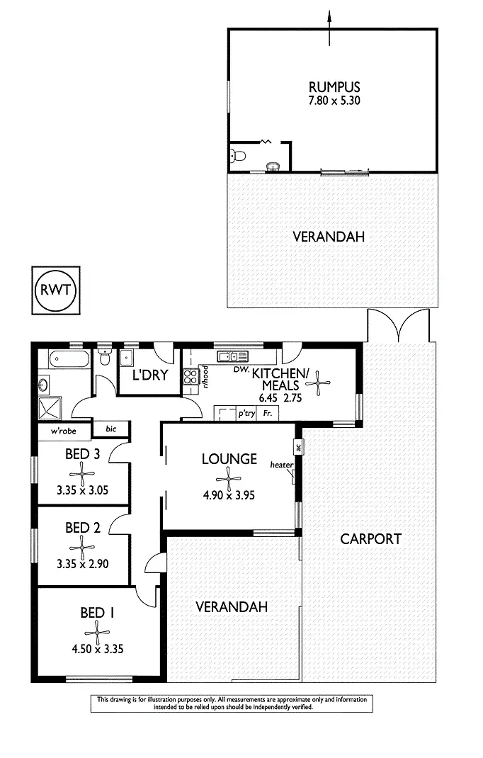 Floorplan of Homely house listing, 30 Essex Avenue, Clovelly Park SA 5042