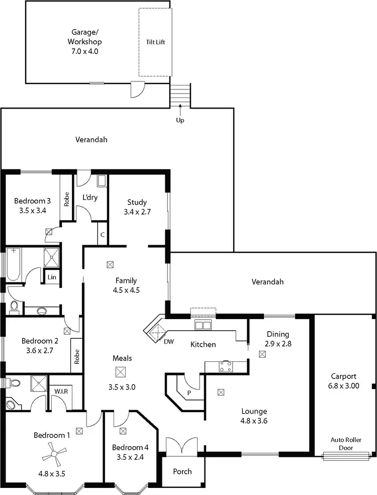 Floorplan of Homely house listing, 15 Taunton Crescent, Craigmore SA 5114