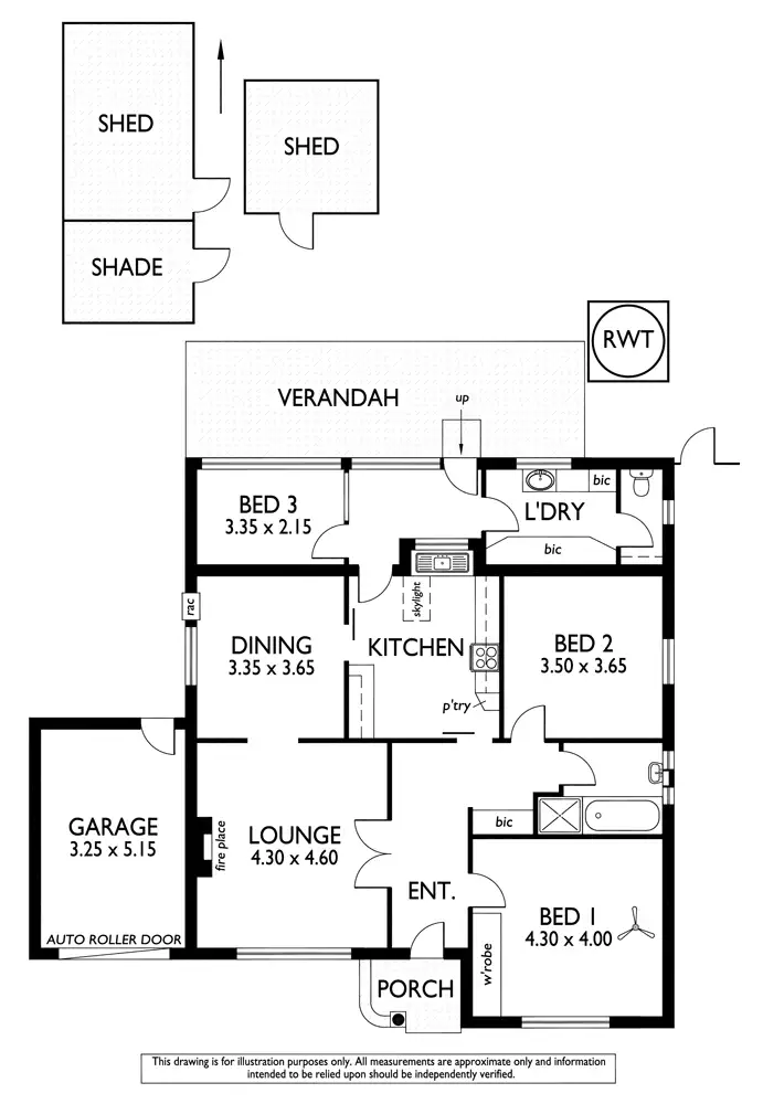 Floorplan of Homely house listing, 76 Railway Terrace, Edwardstown SA 5039