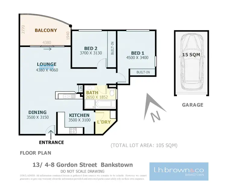 Floorplan of Homely unit listing, 13/4-8 Gordon St, Bankstown NSW 2200