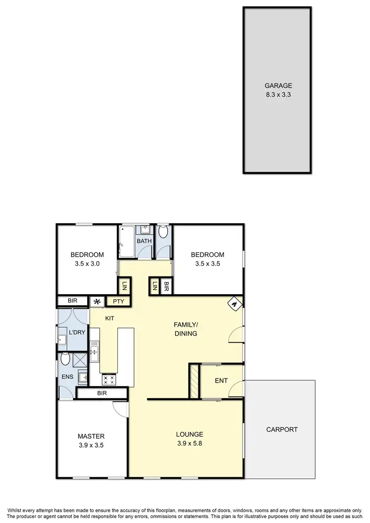 Floorplan of Homely house listing, 21 Wunalla Road, Seaford VIC 3198