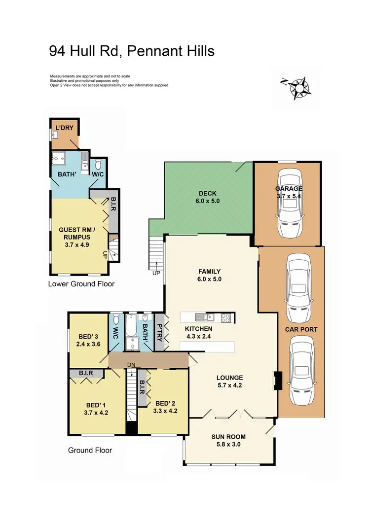 Floorplan of Homely house listing, 94 Hull Road, West Pennant Hills NSW 2125