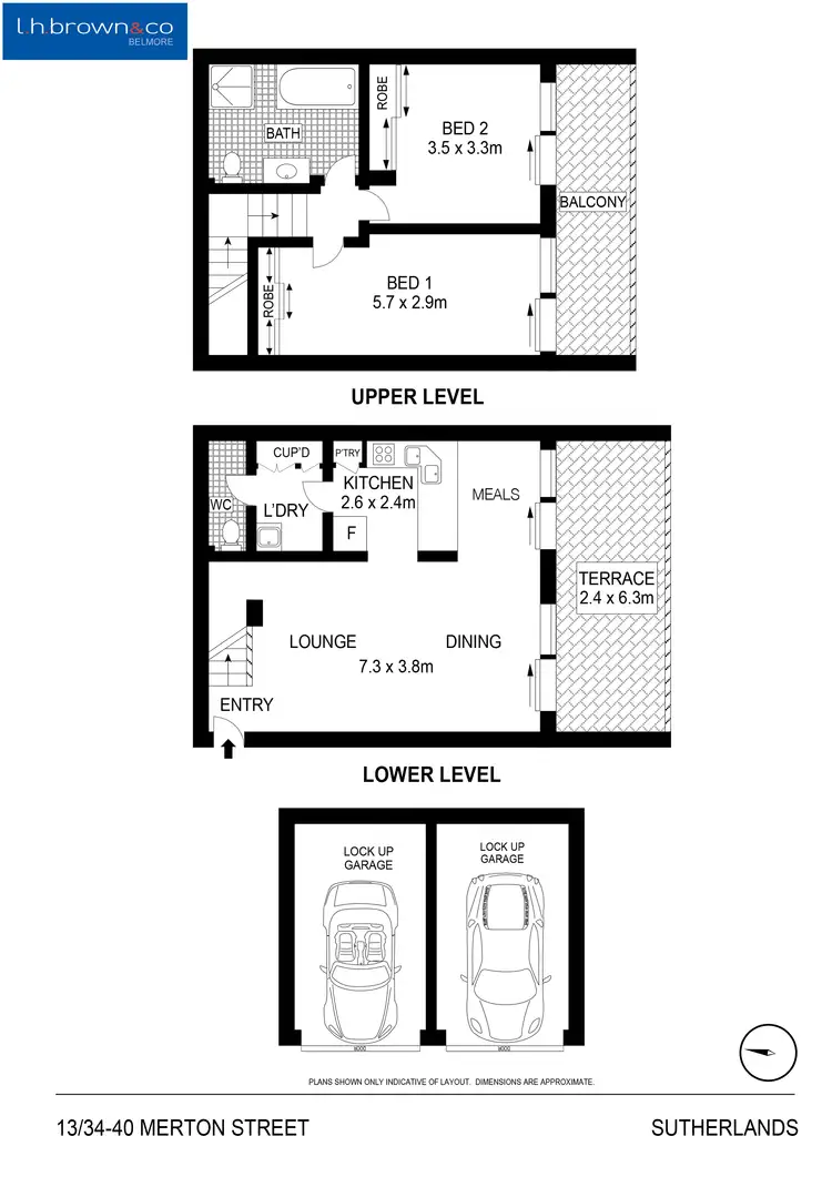 Floorplan of Homely unit listing, 13/34 - 40 Merton Street, Sutherland NSW 2232