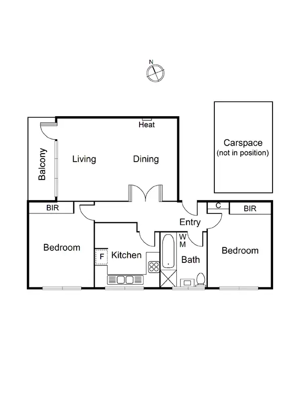 Floorplan of Homely apartment listing, 3/10 Dean Avenue, St Kilda East VIC 3183