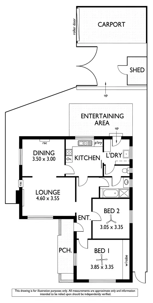 Floorplan of Homely house listing, 3 Pembroke Avenue, Netley SA 5037