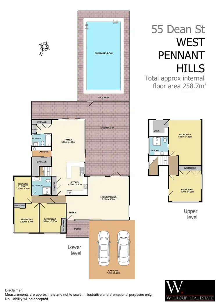 Floorplan of Homely house listing, 55 Dean Street, West Pennant Hills NSW 2125
