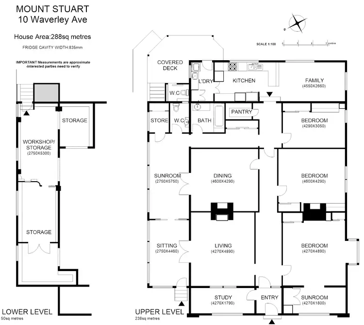 Floorplan of Homely house listing, 1/10 Waverley Ave, Lenah Valley TAS 7008