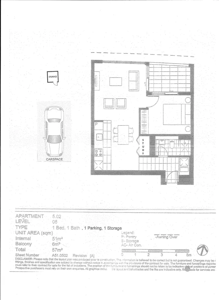 Floorplan of Homely apartment listing, 502/20 Brodie Spark Drive, Wolli Creek NSW 2205
