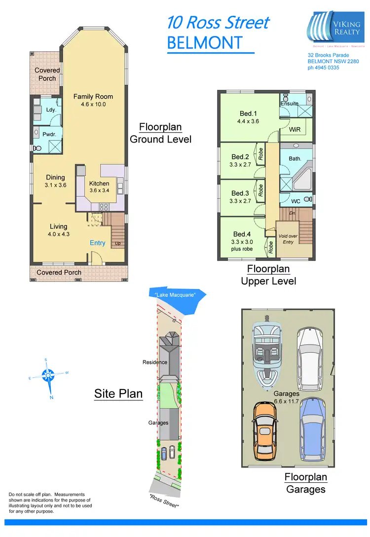 Floorplan of Homely house listing, 10 Ross Street, Belmont NSW 2280