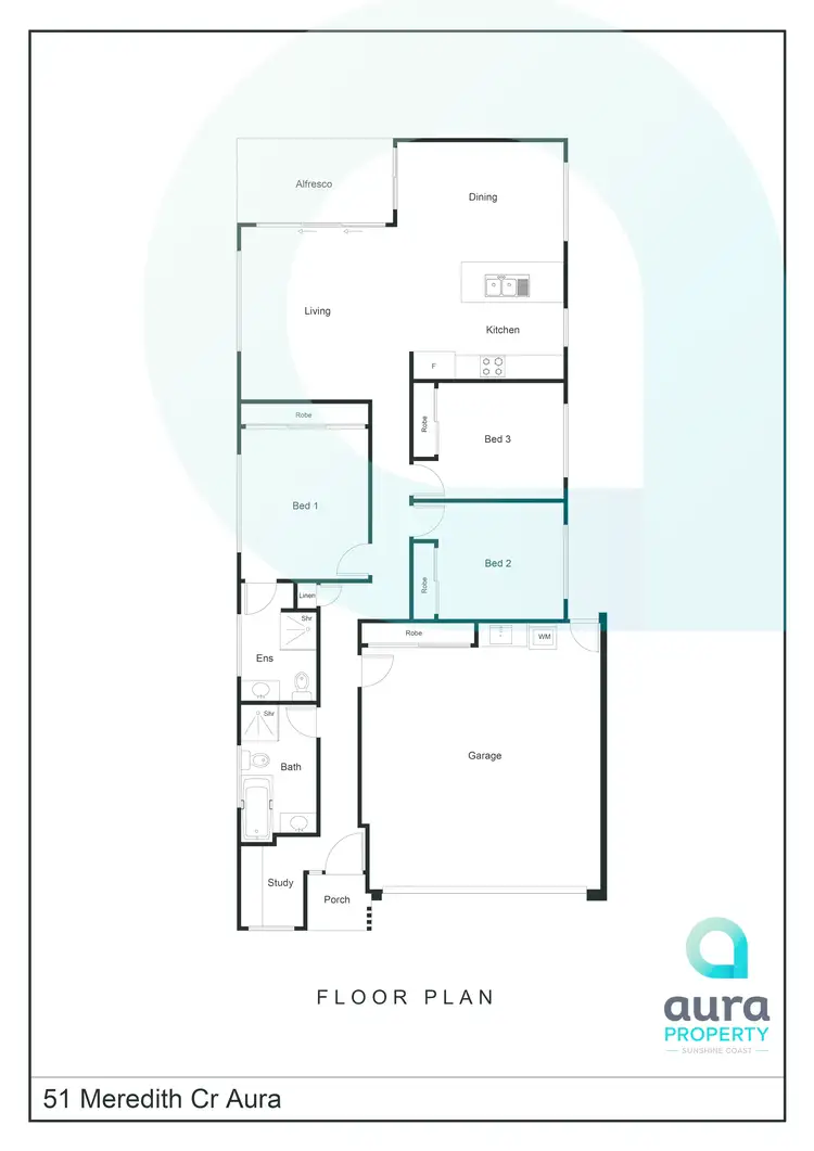Floorplan of Homely house listing, 51 Meredith Cr, Caloundra West QLD 4551