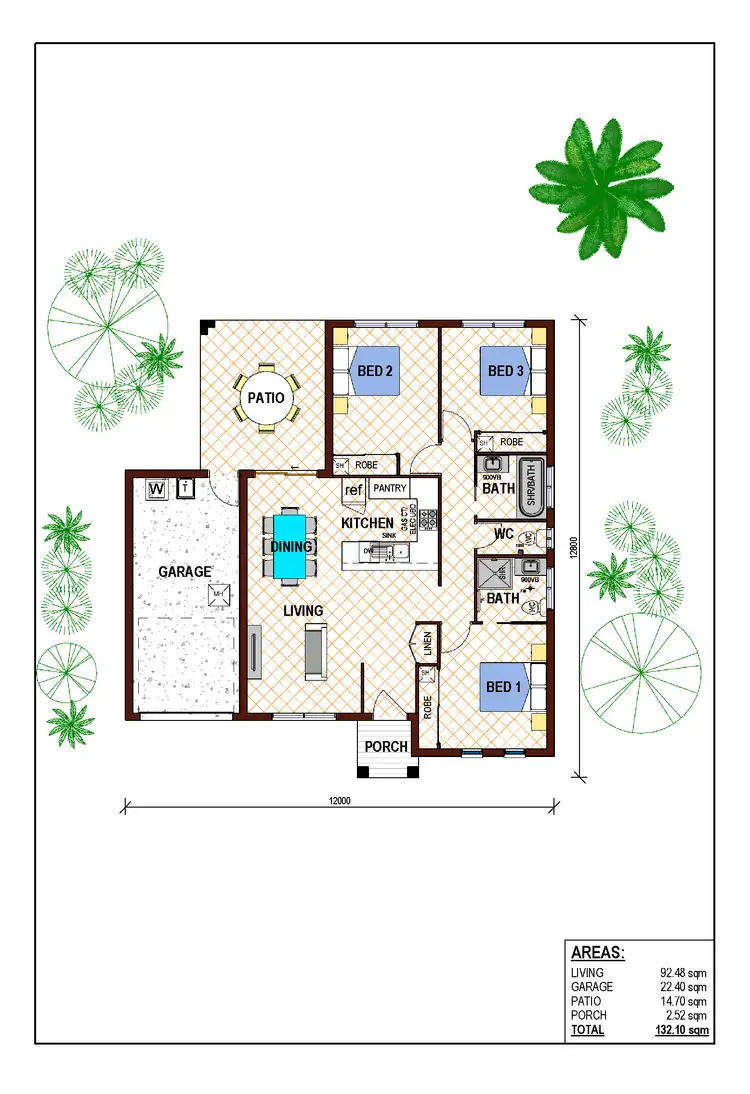Floorplan of Homely house listing, 23 Wakeboard Circuit, Kelso QLD 4815