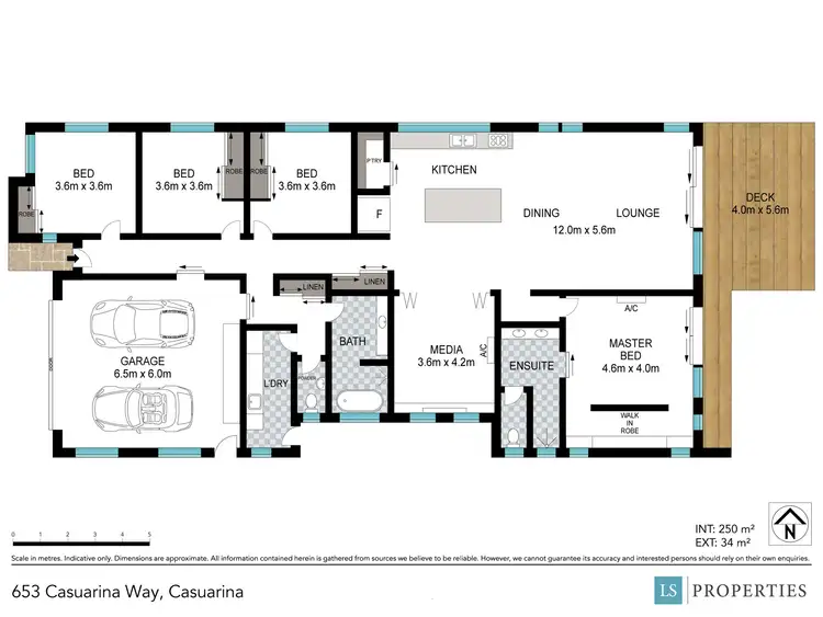 Floorplan of Homely house listing, 653 Casuarina Way, Casuarina NSW 2487