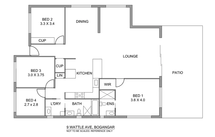 Floorplan of Homely house listing, 9 Wattle Avenue, Cabarita Beach NSW 2488