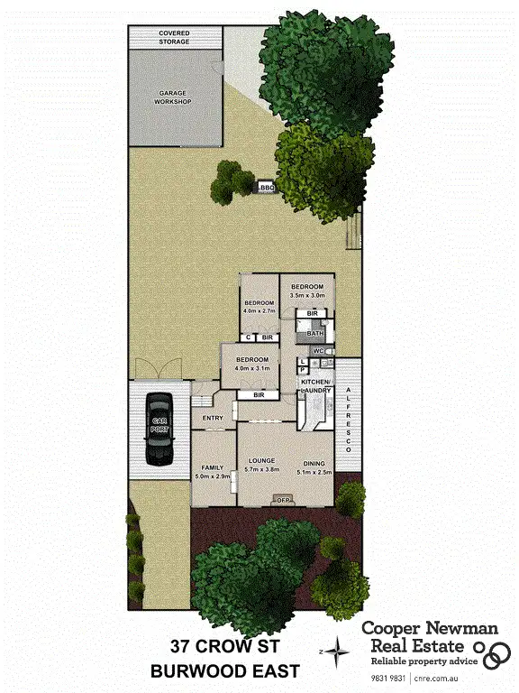 Floorplan of Homely house listing, 37 Crow Street, Burwood East VIC 3151