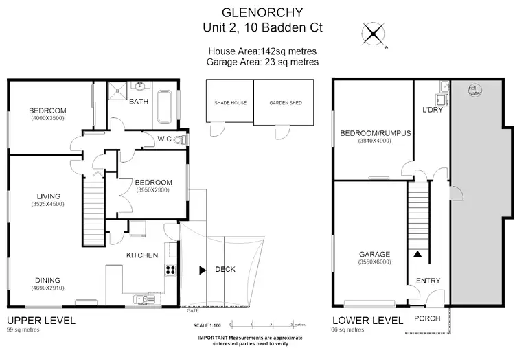 Floorplan of Homely villa listing, 2/10 Badden Ct, Glenorchy TAS 7010
