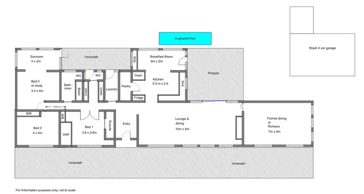 Floorplan of Homely house listing, 71 Grant Drive, Benalla VIC 3672