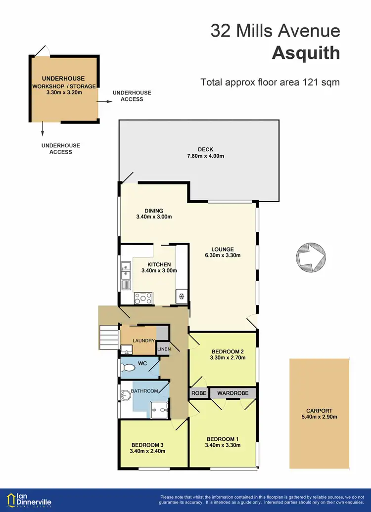 Floorplan of Homely house listing, 32 Mills Avenue, Asquith NSW 2077